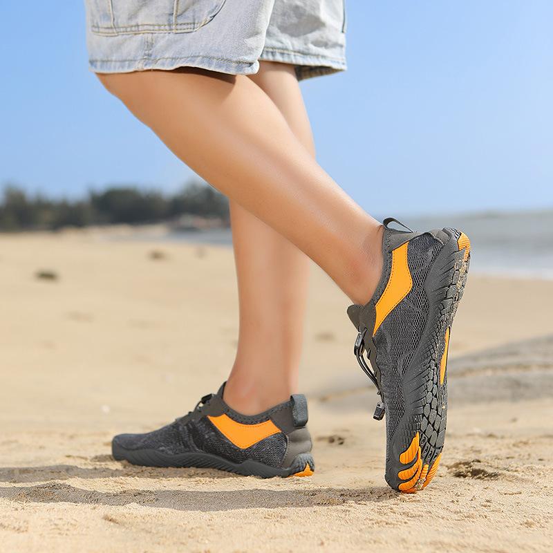 Новая пара плавательных тапочек с мягкой подошвой, нескользящие, для улицы, дышащие, повседневные пляжные туфли, фитнес-кроссовки