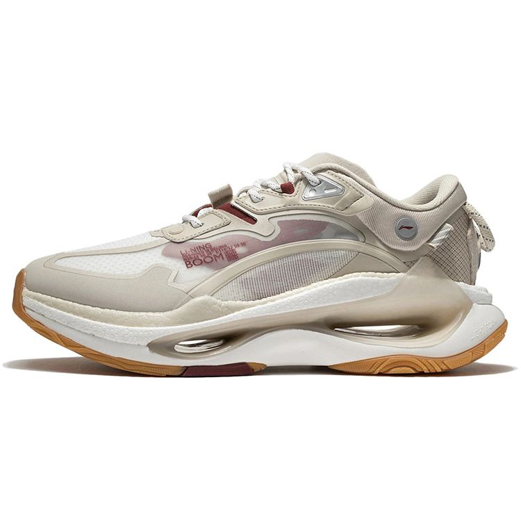 Li Ning Beyond Fabric TPU Shock Absorption Non-Slip Wear-Resistant Breathable Lightweight Rebound Low-Top Sports Casual Shoes Men Sneakers AZGS053-1