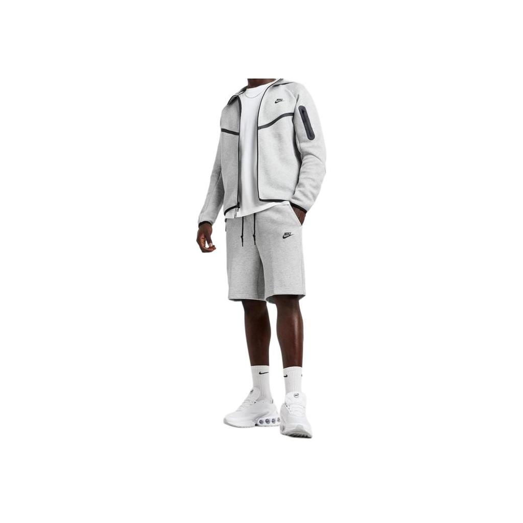 Nike Худи Windrunner на молнии из ткани Tech Fleece Темно-серый меланж/Черный Мужская верхняя одежда HV0949-063