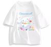 2026 New Fashion RoundNeck ShortSleeve TShirt Spring Summer Sanrio Cinnamoroll Women TShirt Cute Top Clothing