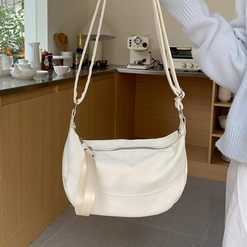 Нишевая Весенне-Летняя Новая Универсальная Сумка на Одно Плечо Crossbody Корейский Тип Розовая Сумка-Пельмень Сумка под Мышку Женская