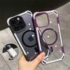 For Magsafe Magnetic Wireless Charge Clear Case For iPhone 16 15 14 Plus 13 12 Pro Max Hybrid Armor Bumper Shockproof Hard Cover