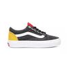 Vans Серия Old Skool Удобные Повседневные Низкие Детские Кеды для Скейтбординга Детские Кроссовки Черно-Желтые VN0A4BUUWK7