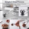 Stainless Steel Meatball Maker Clip Scissor‑Style Meat Ball Mold for Fish Ball Shrimp Paste Rice Ball DIY Kitchen Gadget 4