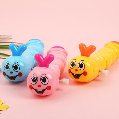 Заводная игрушка Гусеница Мультяшная гусеница Ползающая игрушка Малыши Мальчики Девочки Развивающая Интерактивная Пружинный Механизм Животное