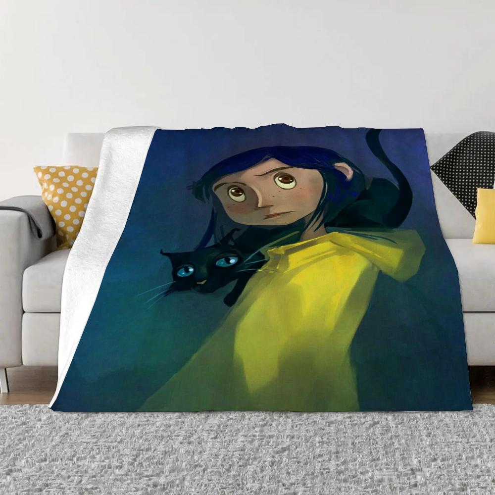Флисовое одеяло Coraline размера King, пушистые, мягкие, одеяла и пледы, пледы для дома, микрофибра, постельное белье, вязаное, плед, колено и