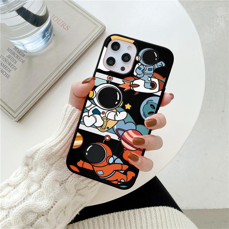 Прекрасный мягкий чехол Astronaut для Samsung Galaxy S22 S21 S20 FE Note 20 Ultra 9 8 10 Lite S8 S9 S10 Plus S10e M52 M31 M32 M13 Shell