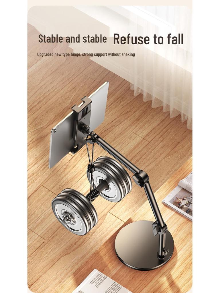 Adjustable Multi-Functional Boom Arm Stand for Phones & Tablets - Ideal for Desktop Video Recording and Live Broadcast
