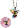 Hummingbird Necklace Jewelry For Women Exquisite Anniversary Gifts For Loved Ones Necklace Alloy Colorful