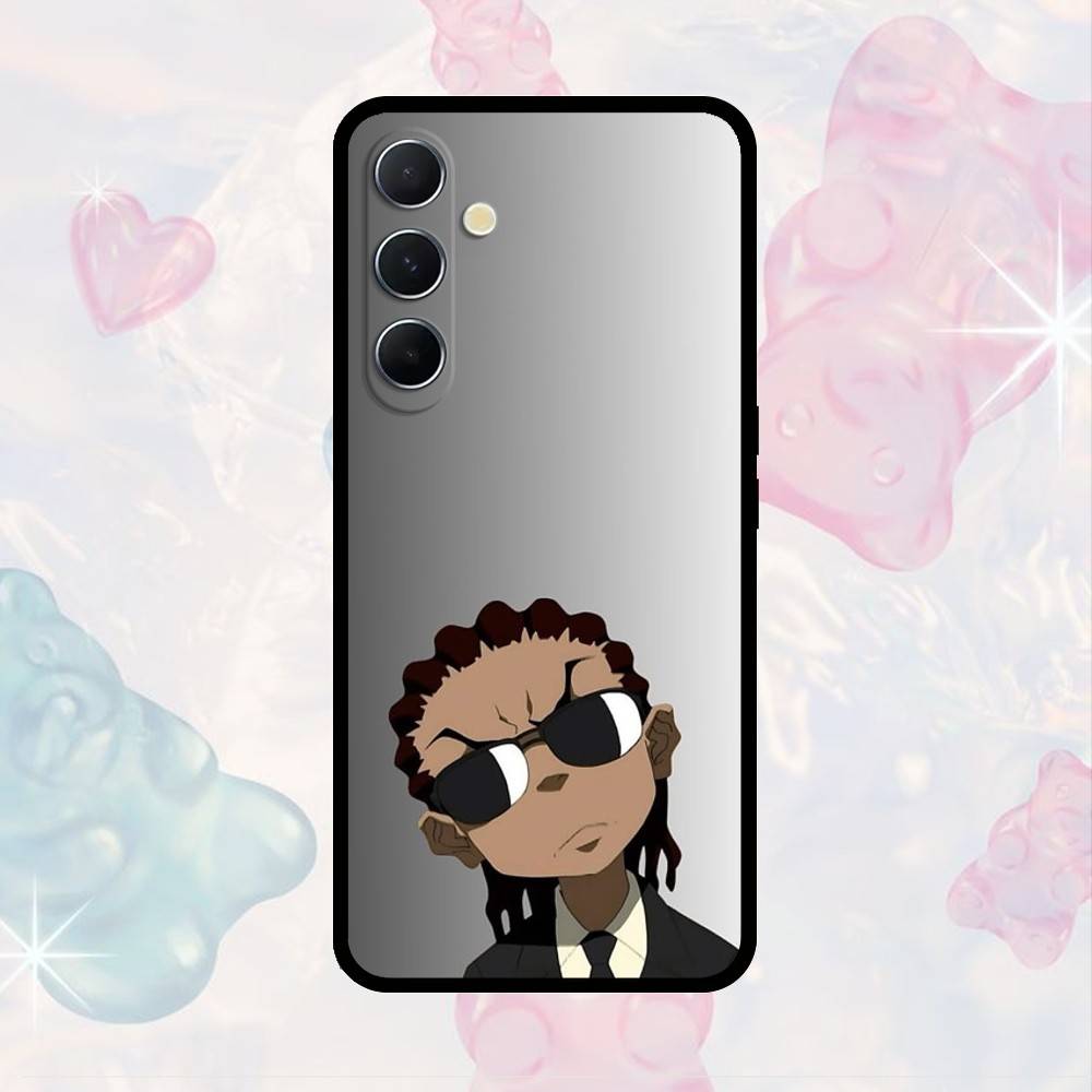 AAA The Boondocks Чехол для телефона Samsung S25, S24, S21, S22, S23, S30, Ultra, S20, Plus, Fe, Note, 10, 9, 5G Черный Чехол