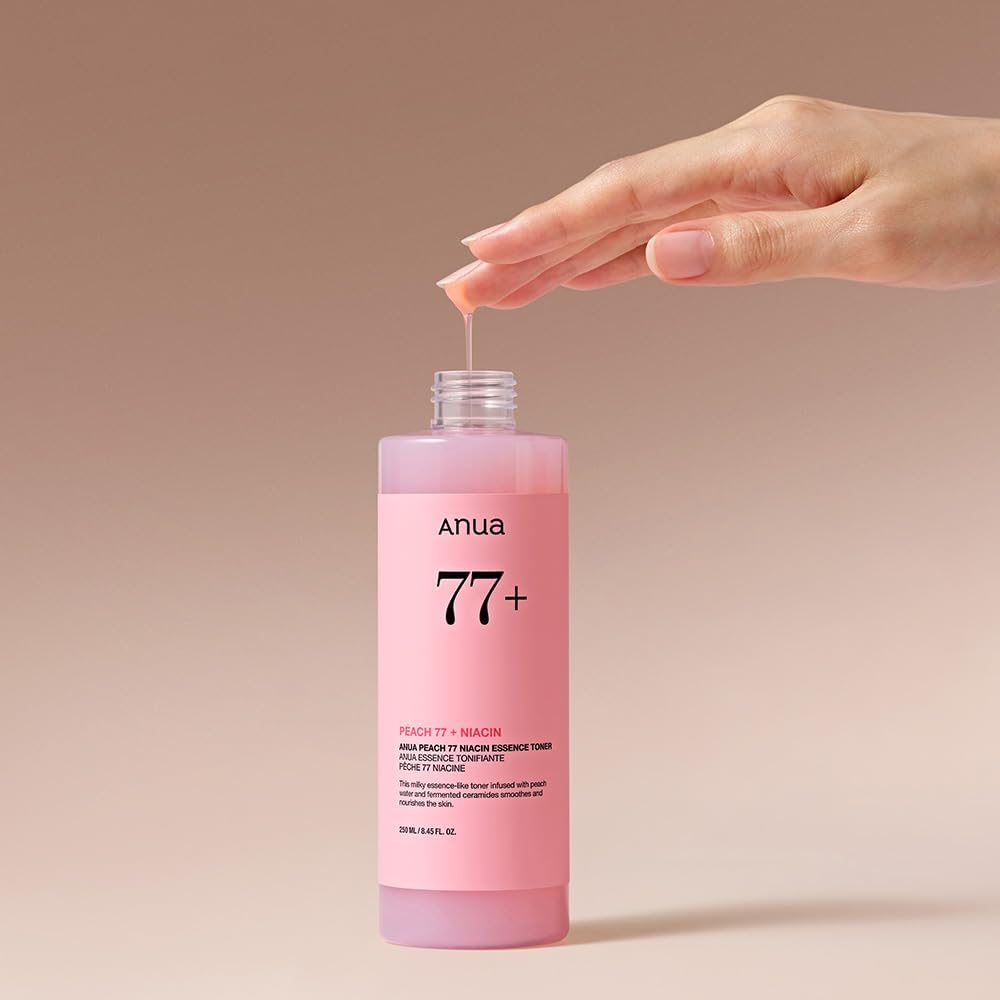 Anua Peach Niacin Essence Toner 250ml Hydrating Moisturizing Pore Refining Skin Care