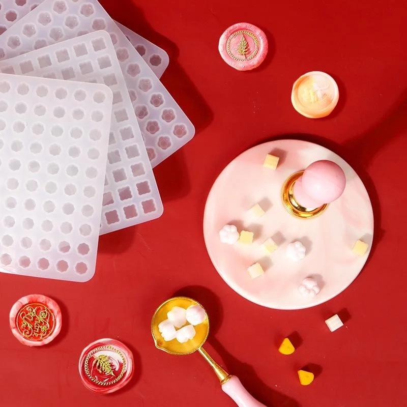 Инструмент для изготовления форм для конвертов, креативные формы ручной работы, мини-форма для кошачьей лапки, восковая печать, штамп, силиконовая форма, клей для поделок, восковые карточки