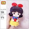 LOZ 9259 Fairy Tale Cartoon Princess Girl Bow Apple 3D Model DIY Mini Diamond Blocks Bricks Building Toy  No Box