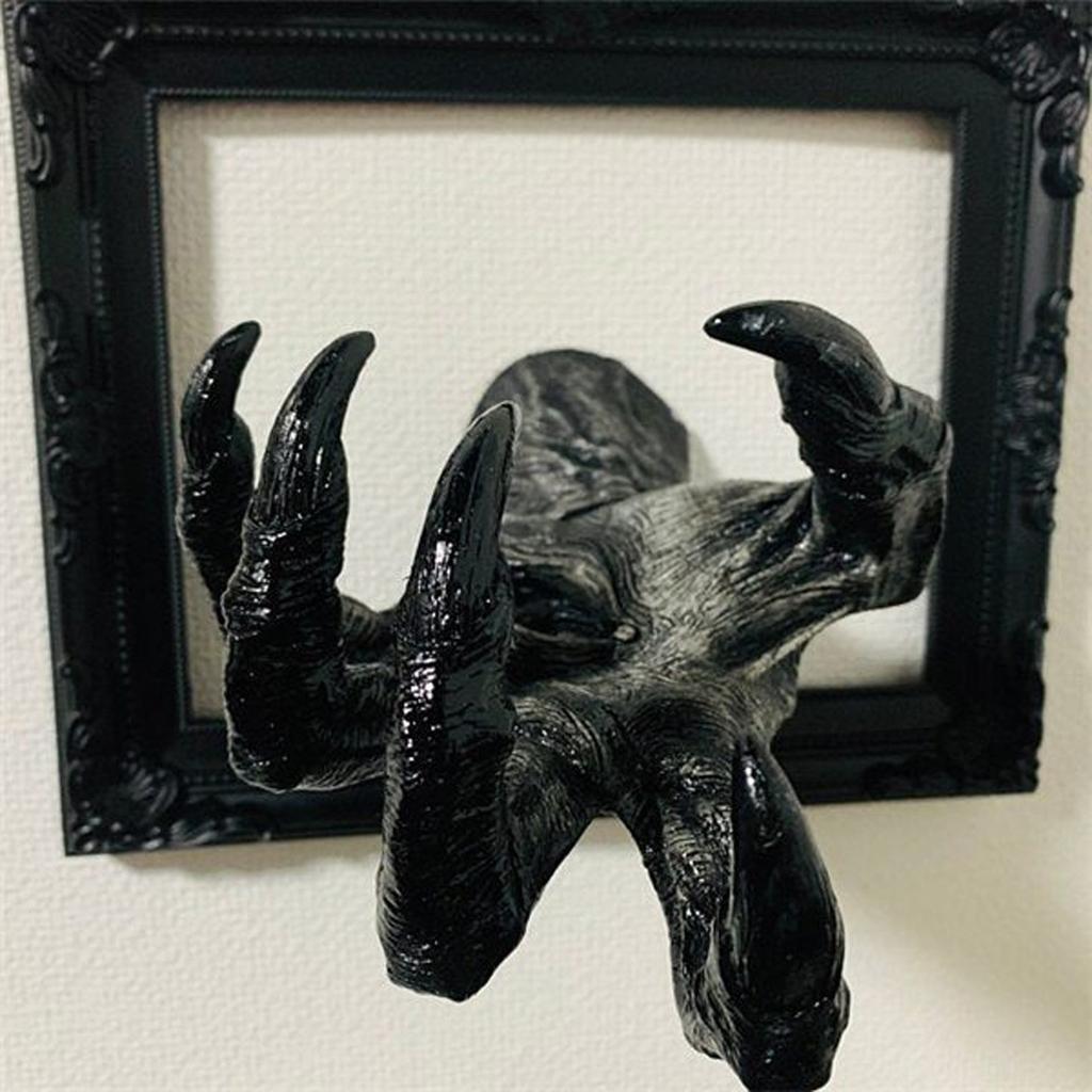Witch's Hand Wall Hanging Statues,Aesthetic Art Sculpture, Resin Retro Walls CDN