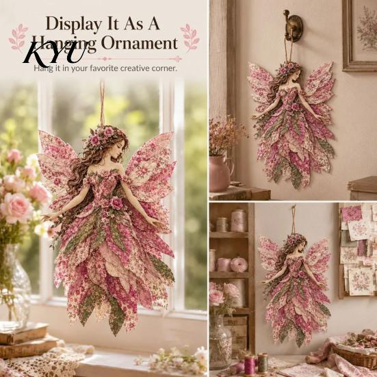 Heartfelt Gift for Craft Enthusiasts Fairy Patchwork DIY Kit, Floral Fabric Hand Sewing Handmade Set Kit with Pre-cut And Instructions Women