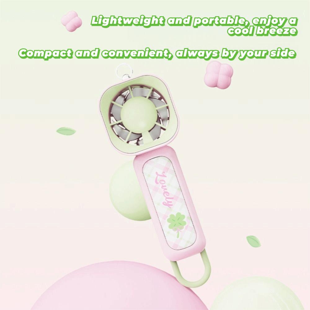 Strong Airflow High Speed Fan Quiet Operation Portable Fan Portable Handheld Mini Fan Student Use