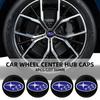 4pcs 56mm Car Wheel Center Hub Cap Badge Emblem Decal Car Stickers For SUBARU WRX STI Forester Impreza Legacy Outback BRZ XV Y17