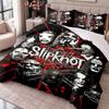 Slipknot 3Pcs Bedding Set Duvet Cover With Two Pillowcases For Bedroom Home Decoration