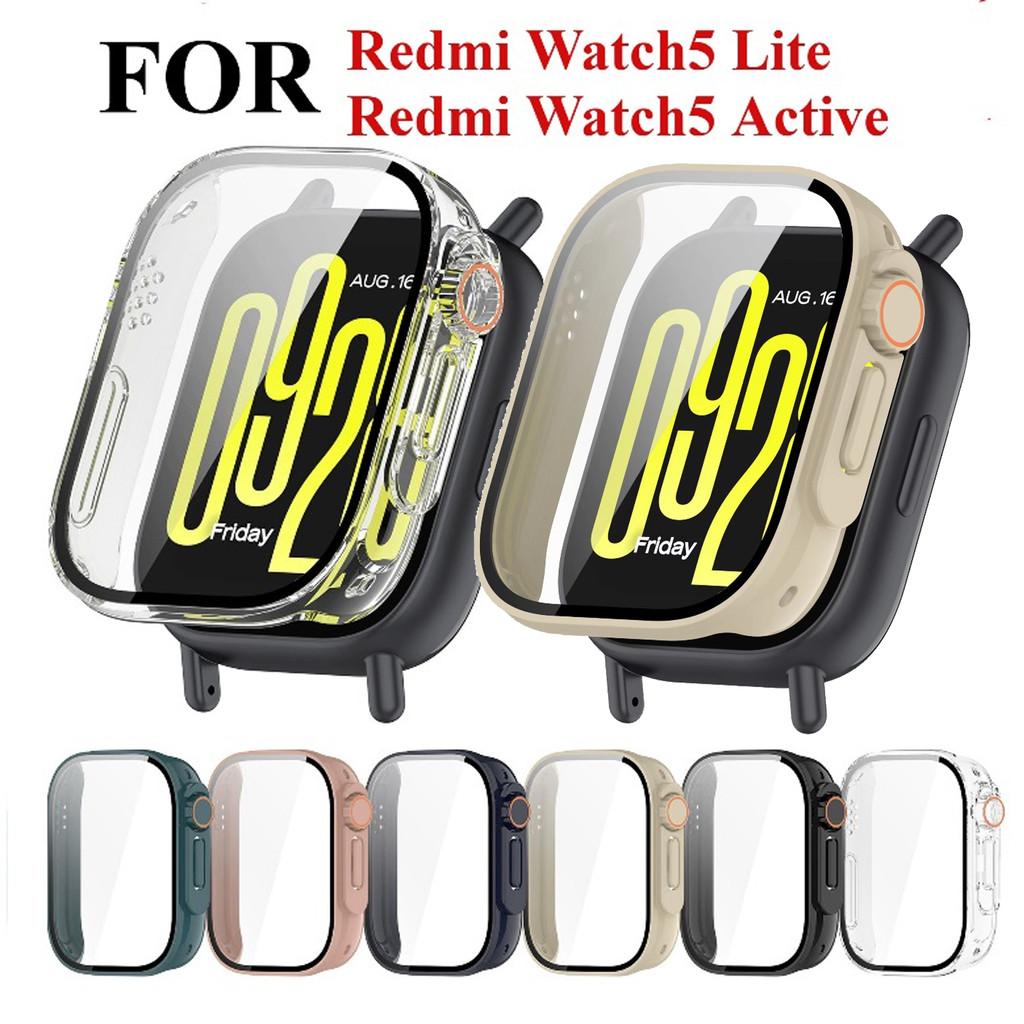 Смена на Ультра Чехол для Xiaomi Redmi Watch 5 Lite / Active Закаленное Стекло Чехол и Защитная Пленка Экран Чехол Аксессуары