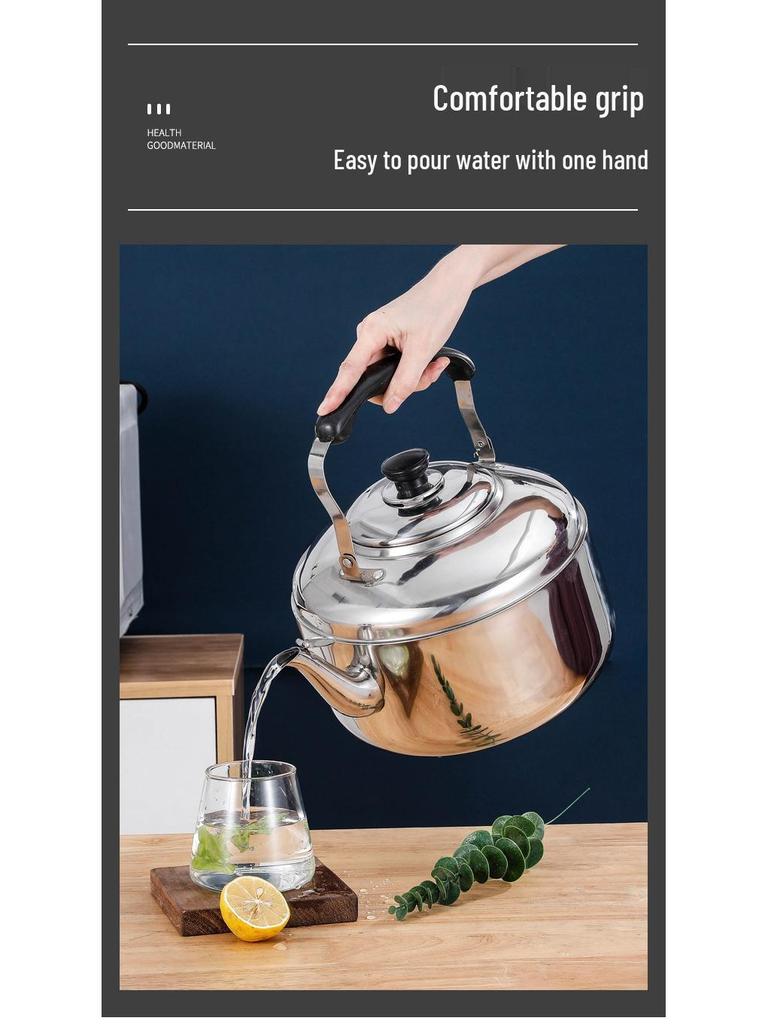 Электрический чайник из нержавеющей стали большой емкости - Быстрое кипячение для коммерческого и домашнего использования