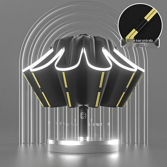 Роскошный полностью автоматический складной зонт для женщин и мужчин — солнцезащитный, защитный и рекламный зонт для бизнеса.