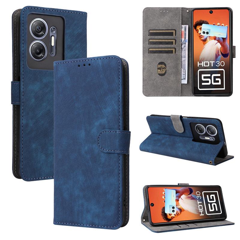 Flip Cover for Infinix Hot 30 (5G) PU Leather Phone Case Full-Body Protection Shockproof with [RFID Blocking]