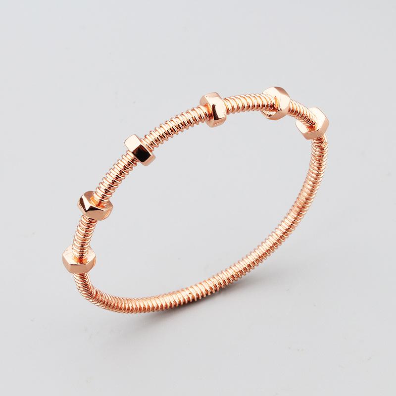 New Ins Style Nut Personalized Bracelet for Male and Female Couples, Unisex Circle Style, Popular Style Bracelet