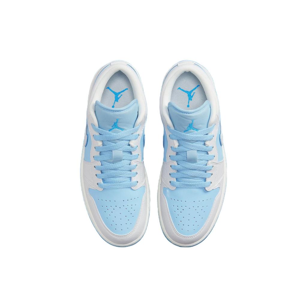 Air Jordan 1 Low SE Reverse Ice Blue Женские кроссовки Sail Dark-Powder-Blue DV1299-104