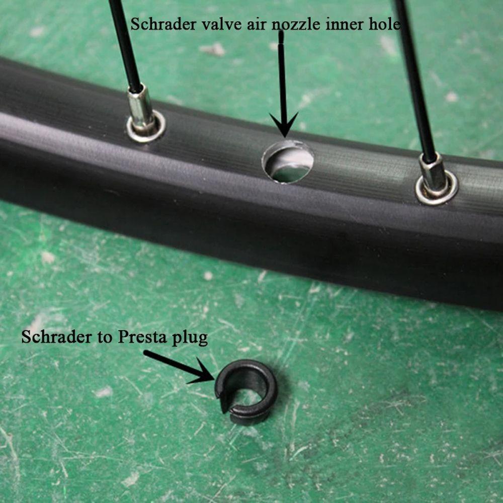 Presta Rims Bicycle Valve Conversion Bicycle Valve Adapter US to French Bicycle Rim Conversion