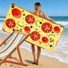 Savory-inspired colorful toppings Print beach towel, quick drying, suitable for travel, outdoor sports, jogging, the beach and swimming, gift
