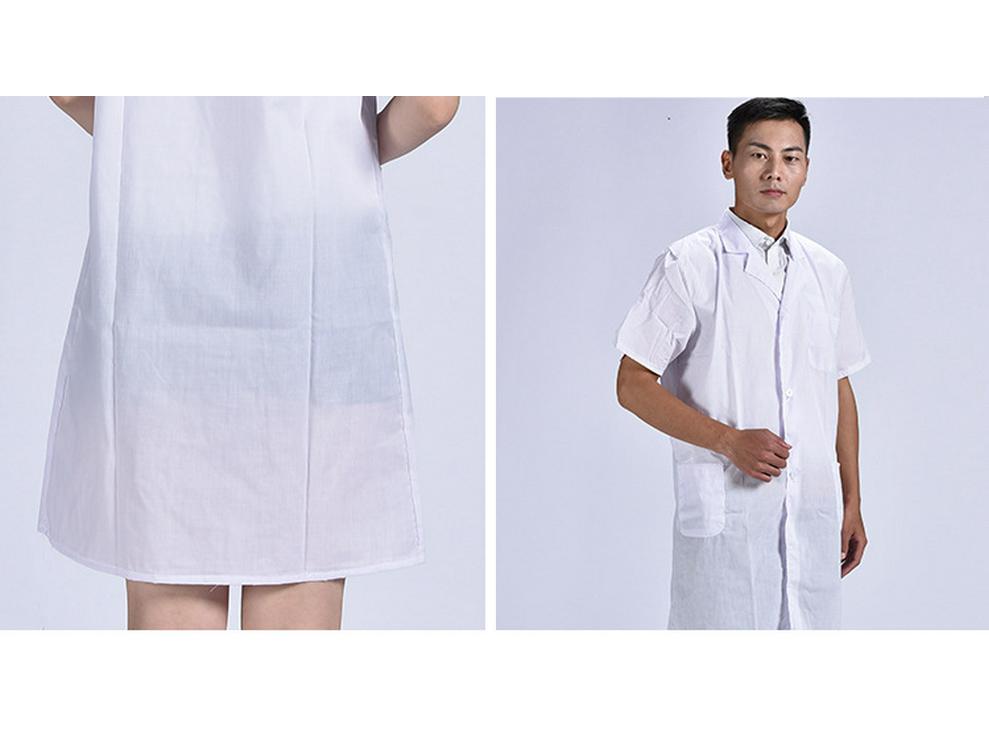 Женский белый халат с длинным рукавом для медицинского, сестринского и лабораторного использования