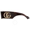 Gucci Brown Rectangular Ladies Sunglasses Gg1425s 002 53