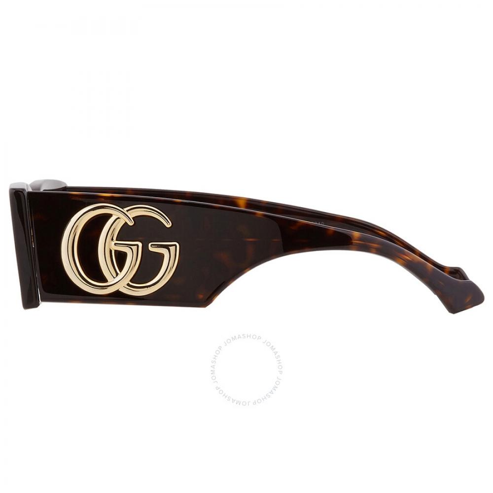 Gucci Brown Rectangular Ladies Sunglasses Gg1425s 002 53