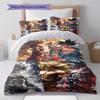 Dragon Ball Front View Pose Bedding Set Anime Duvet Cover Polyester Soft Comforter Set -QJY