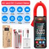 Dc/ac Current Digital Clamp Meter 6000 Counts 400a Amp Multimeter Large Color Screen Voltage Tester Car Hz Ncv Ohm Meter