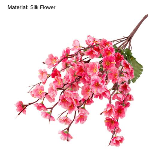 Искусственный цветок, неувядающий цвет, тонкое мастерство, долгий срок службы, красивая мини-имитация цветка сливы для офиса