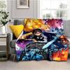 Anime SAO Sword Art Online Printed Oversized Manta Sofa Bed Cover Soft and Hairy Blanket Plaid Soft Warm Flannel Throw Blankets