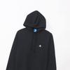 Hoodie Long Sleeve Thermal Script Logo Hooded Sweatshirt Sports Black M [Champion] Men's C3-YS408