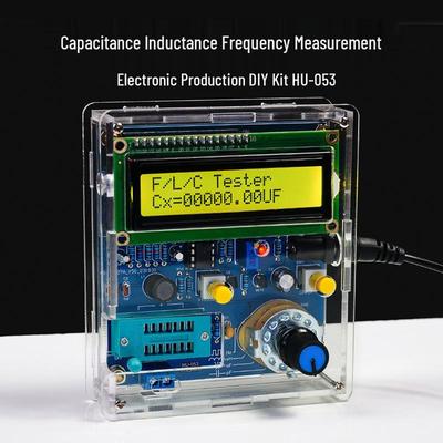 Набор для самостоятельной сборки электроники: Измеритель емкости и индуктивности с измерением частоты - 51 Однокристальный тестер, плата для практики пайки