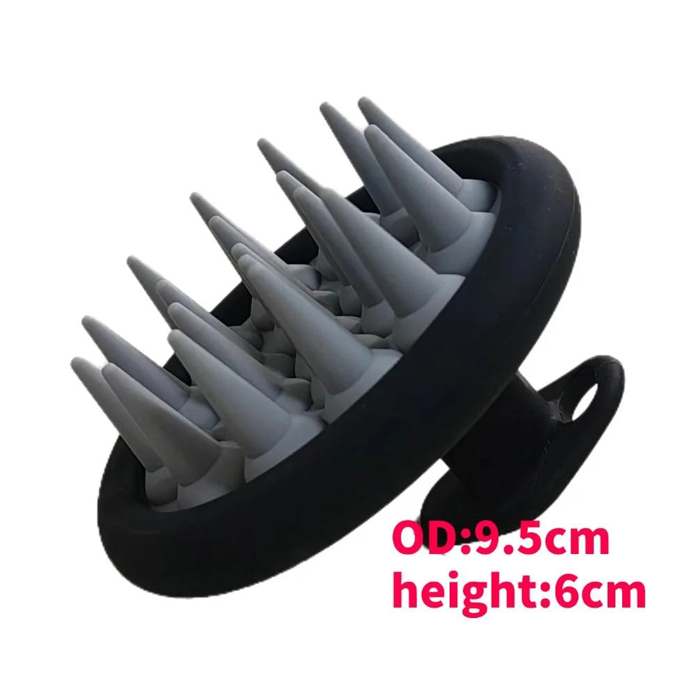 Silicone Shampoo Brush Hair Massager body scrubber Head Scalp Massage Comb Body Massage scrubber Bath Salon Hairdressing Tools