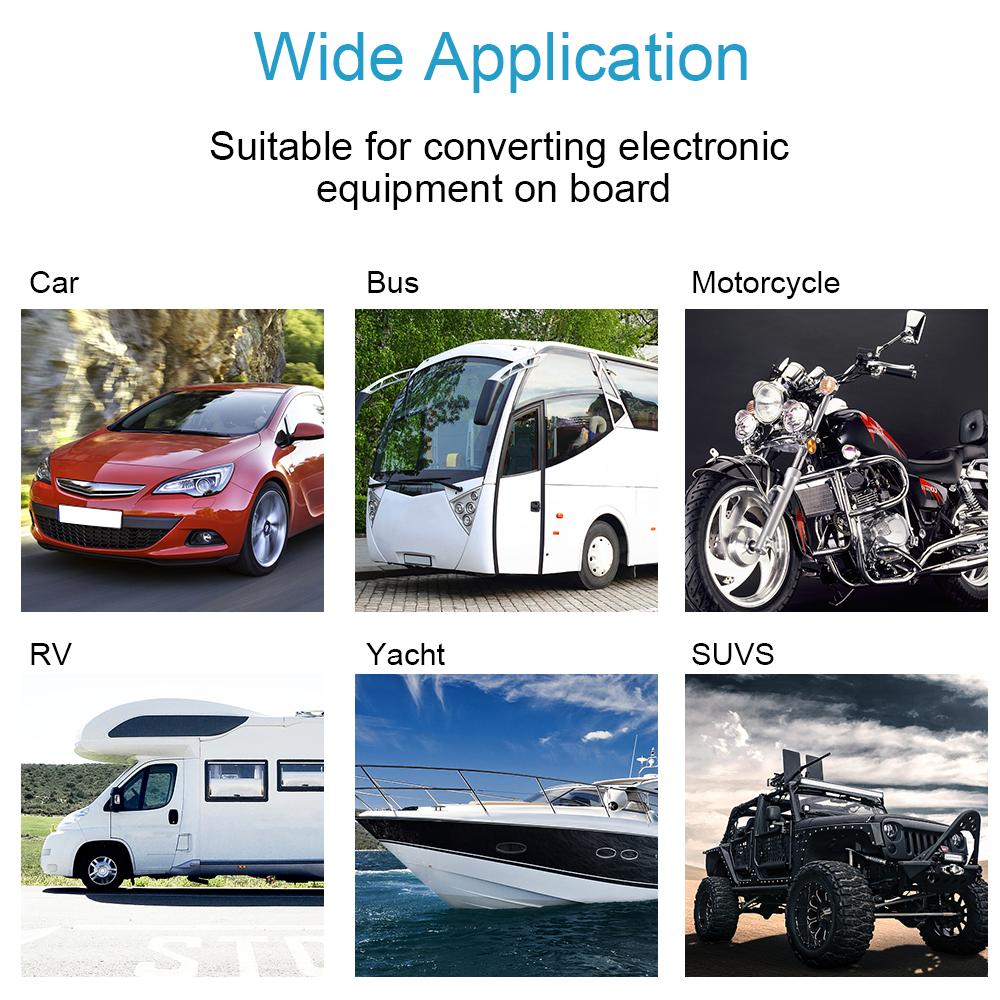 Двойной USB-слот, 5-клавишная светодиодная панель переключателей с предохранителем, 12/24 В, цифровое напряжение, водонепроницаемый