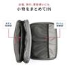 Sanwa Direct Gadget Slim Trip Convenient Storage Large Pouch, Design, Travel/Business Pouch, Size, Navy, 200-BAGIN024NV