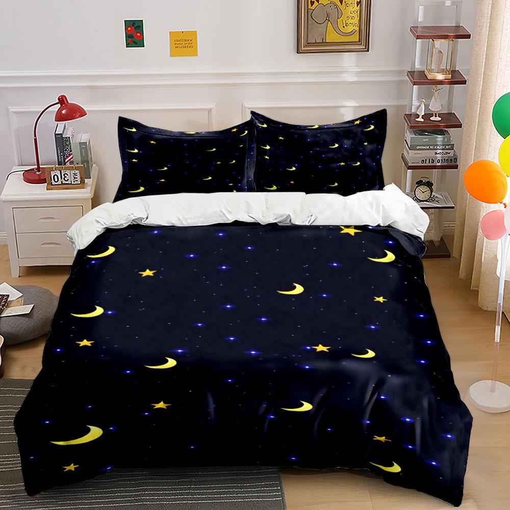 "Cosmic dreams, starry skies" Bedding sets Duvet covers Pillowcases(1* Duvet Cover 2* Pillowcases without duvet insert)
