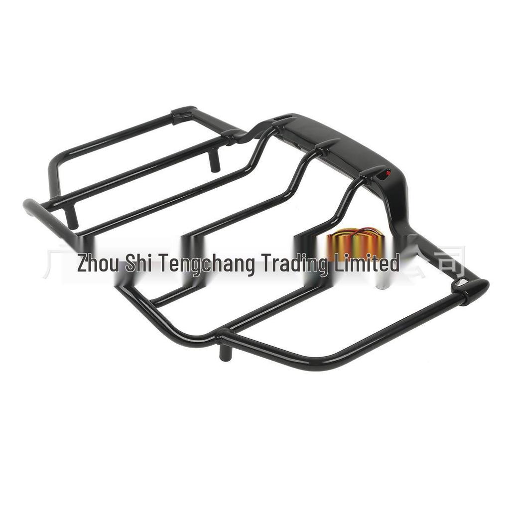 Motorcycle Rear Luggage Rack with LED Lights for Harley Traveler (1993-2013)