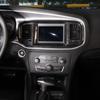 Interior GPS Navigation Panel Cover Trim For Dodge Charger 2015+ Carbon Fiber