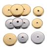 40pcs 20pcs Stainless Steel Flat Round Spacers Loose Beads for Necklace Bracelet Earrings Jewelry Making DIY Pendants Charms