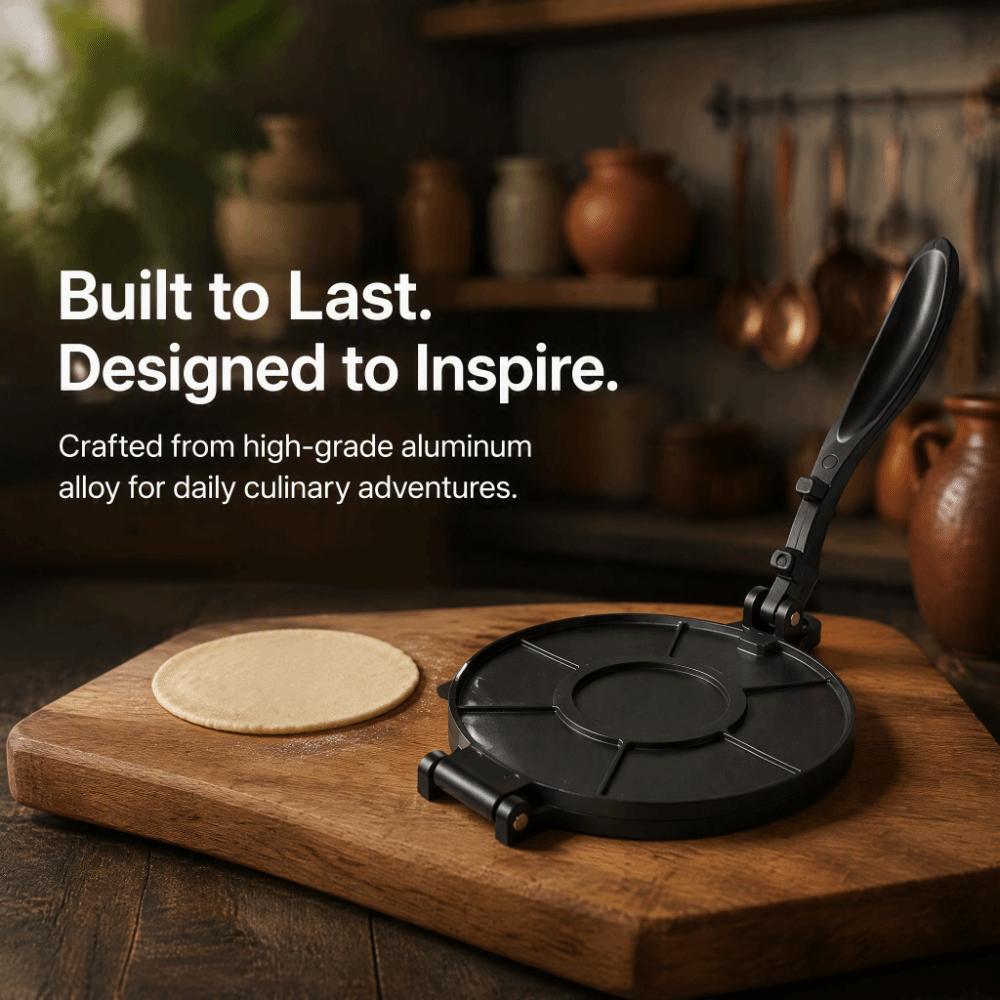 Non-Stick Dumpling Skin Press Black Dough Press Durable Tortilla Press  Kitchen Cooking