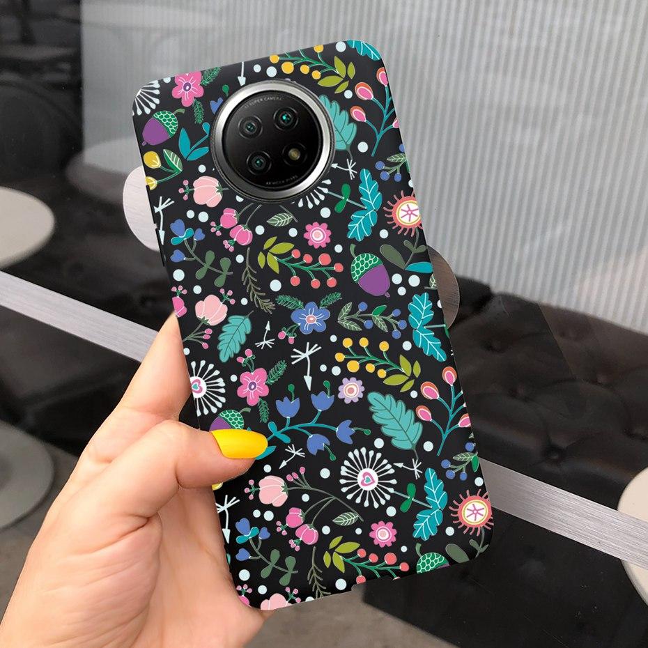 Чехол для телефона 'Цветок бабочки' для Xiaomi Redmi Note 9T 5G Funda Redmi Note 9 5G Чехол Силиконовые ТПУ чехлы для Redmi Note9 T 9T 5G