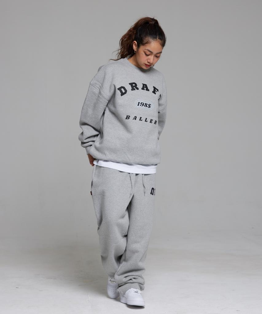 CREAM SODA LAB $198 Худи оверсайз с принтом Arc Baller Серый
