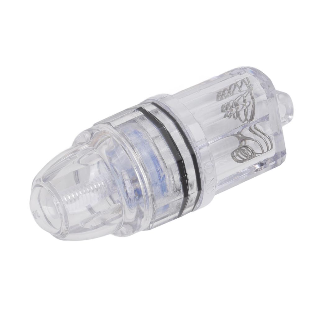 Deep Drop Fishing Light Transparent Plastic AA Battery Powered LED Fishing Light for Trolling Sea Freshwater Blue